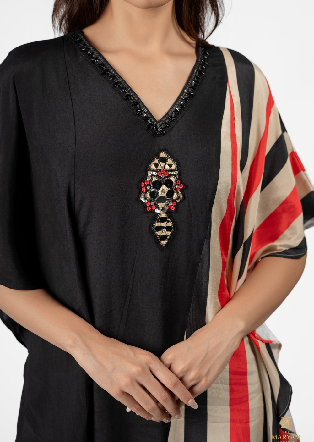 Black Kaftan Maxi