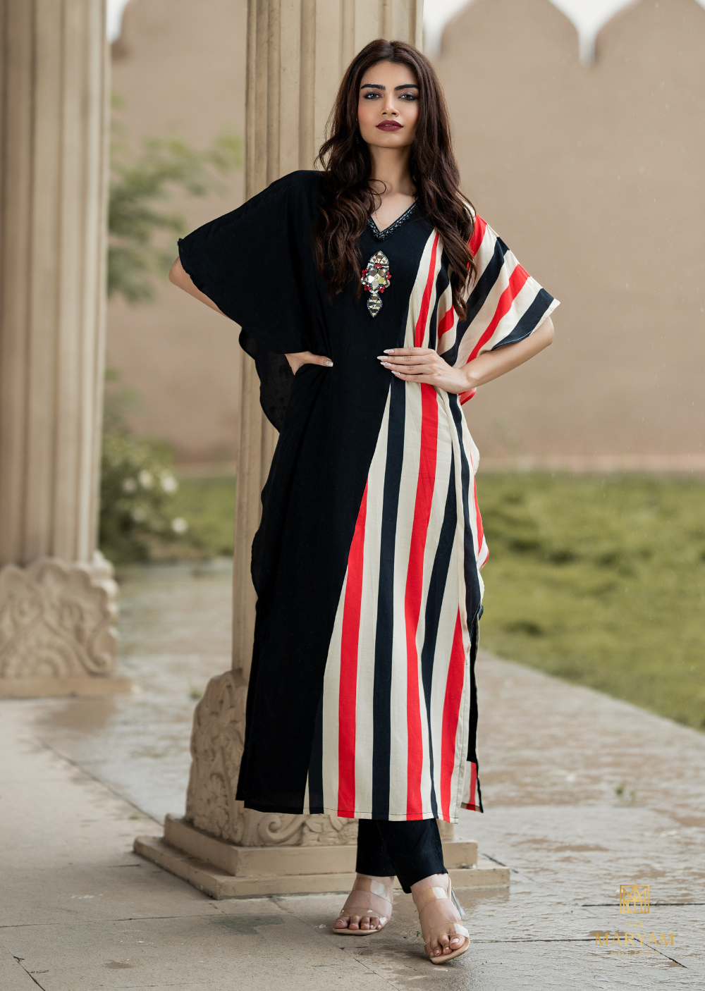 Black Kaftan Maxi